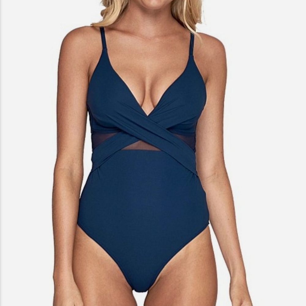 JETS Contour Crossover One Piece - Midnight